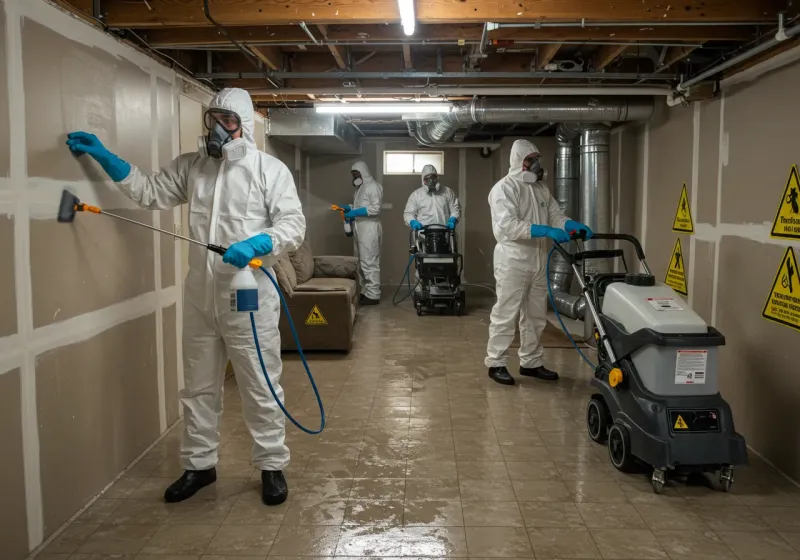 Basement Moisture Removal and Structural Drying process in Carlisle County, KY